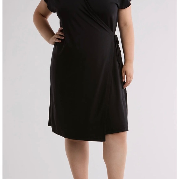 NWT Eileen Fisher Wrap Dress - Picture 3 of 5